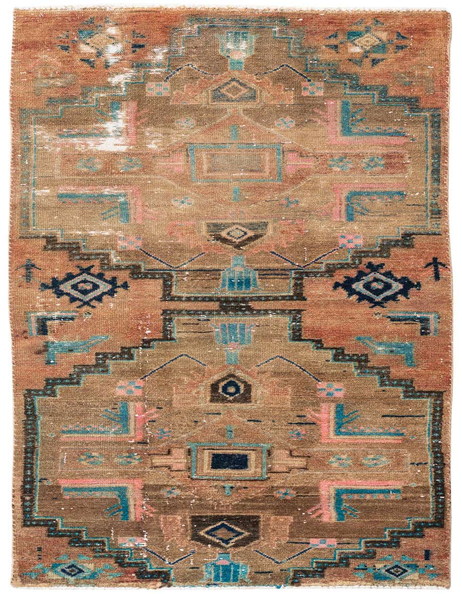Primary image 2' 9 x 6' 2  Hand Knotted Ultra Vintage Persian Wool Runner Rug