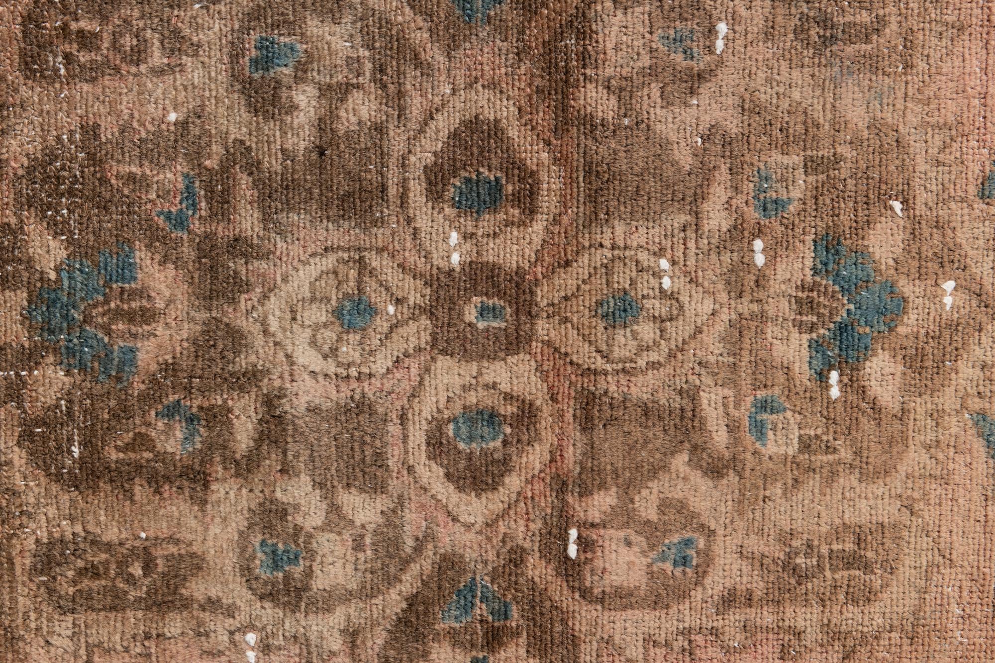 2' 10 x 8' 8 Hand Knotted Ultra Vintage Persian Wool Runner Rug