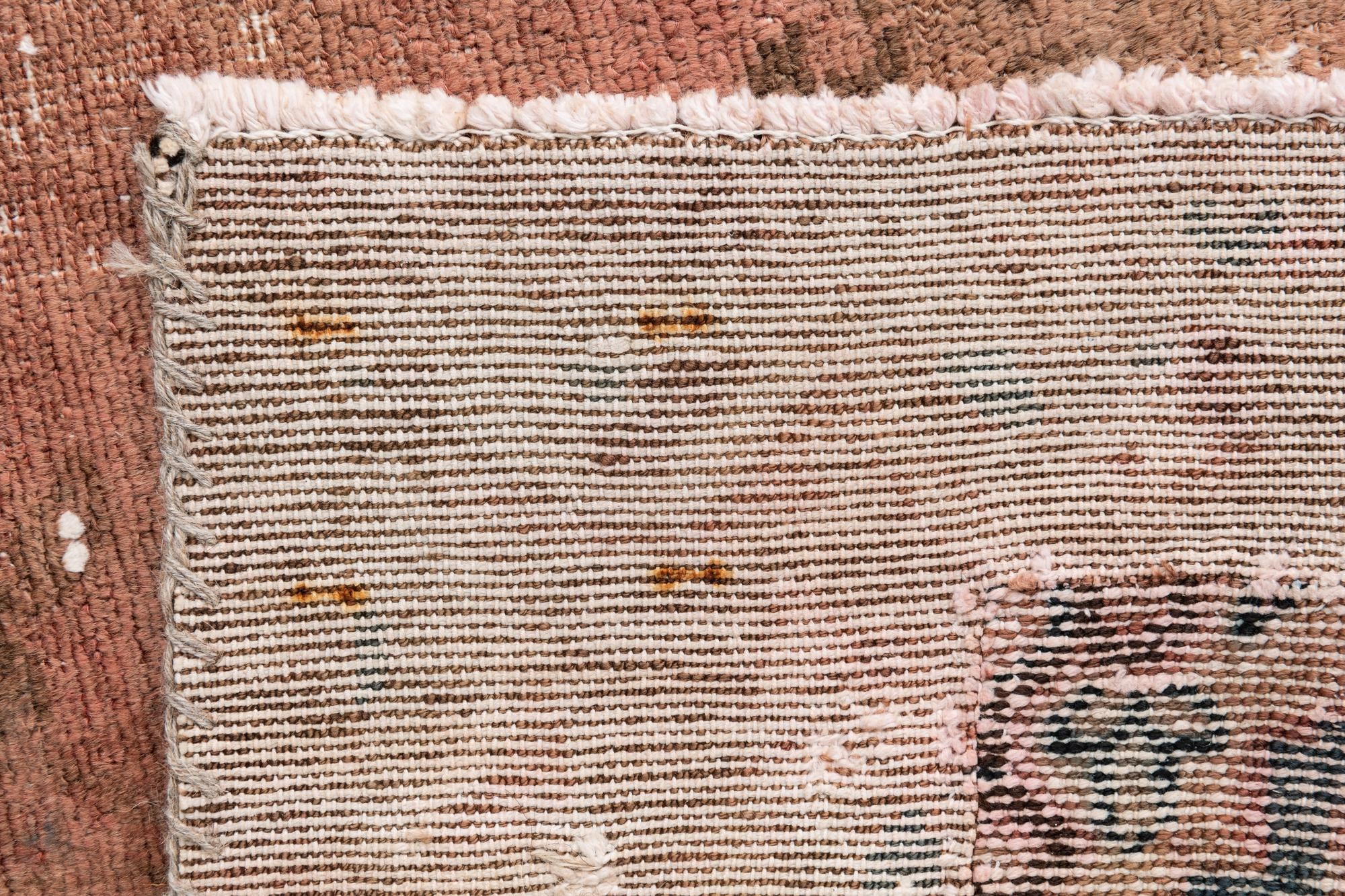 2' 10 x 8' 8 Hand Knotted Ultra Vintage Persian Wool Runner Rug