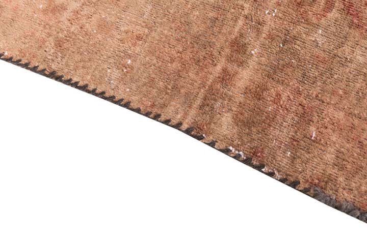 2' 4 x 4' 7 Hand Knotted Ultra Vintage Persian Wool Runner Rug