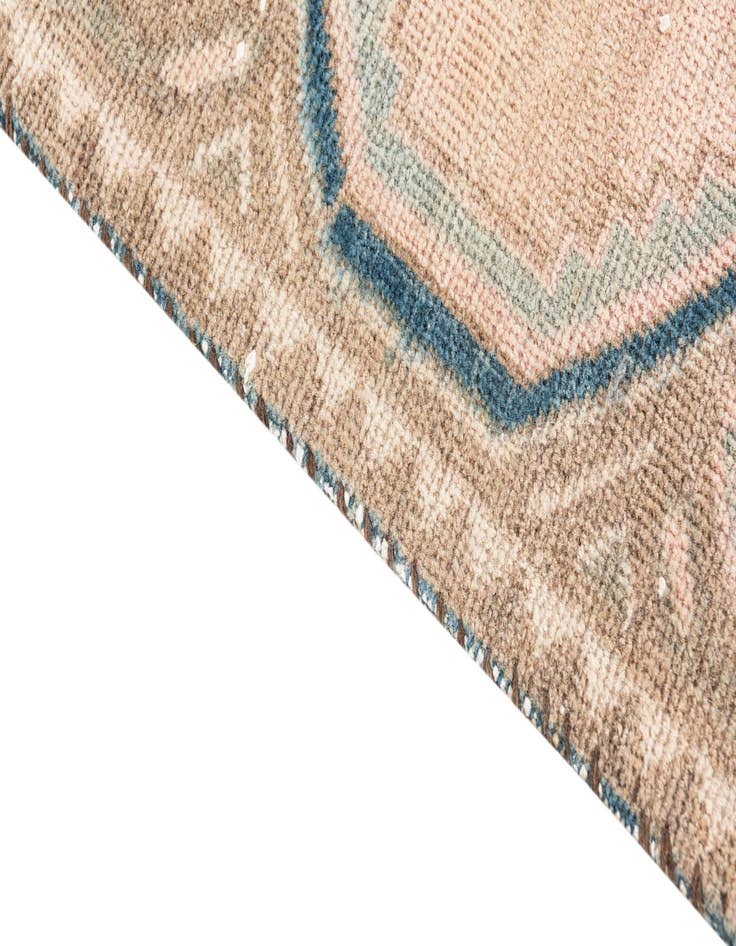 Detail image of 2' 4 x 9' 9 Hand Knotted Ultra Vintage Persian Wool Runner Rug