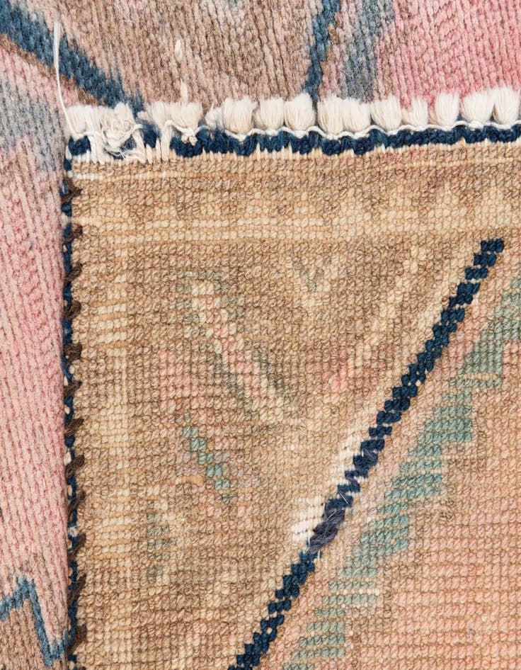 Detail image of 2' 4 x 9' 9 Hand Knotted Ultra Vintage Persian Wool Runner Rug