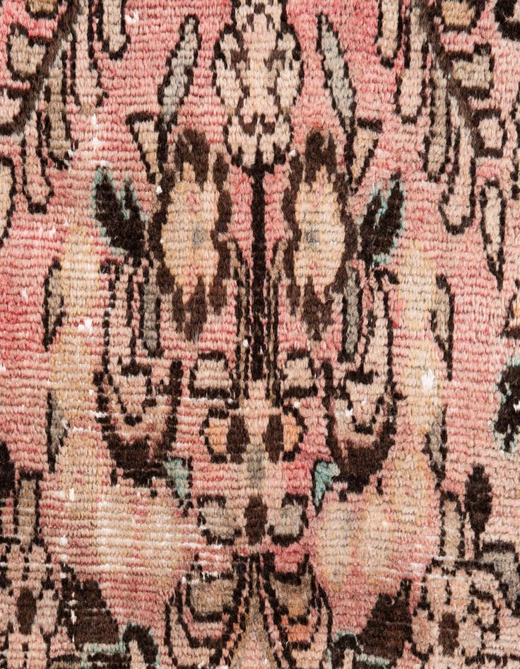 Detail image of 3' x 9' 2  Hand Knotted Ultra Vintage Persian Wool Runner Rug