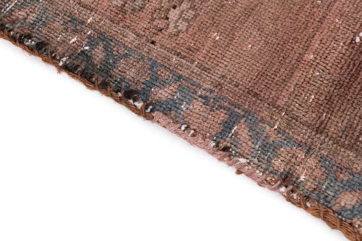 3' 10 x 7' 9 Hand Knotted Ultra Vintage Persian Wool Runner Rug