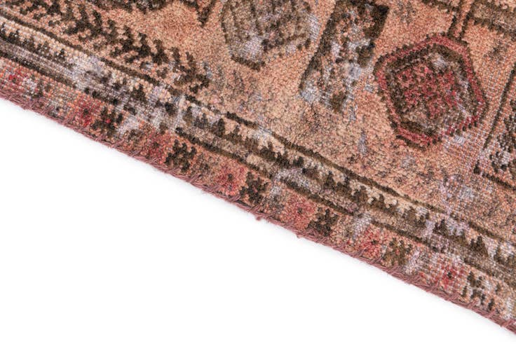 Detail image of 2' 4 x 6' 2 Hand Knotted Ultra Vintage Persian Wool Runner Rug