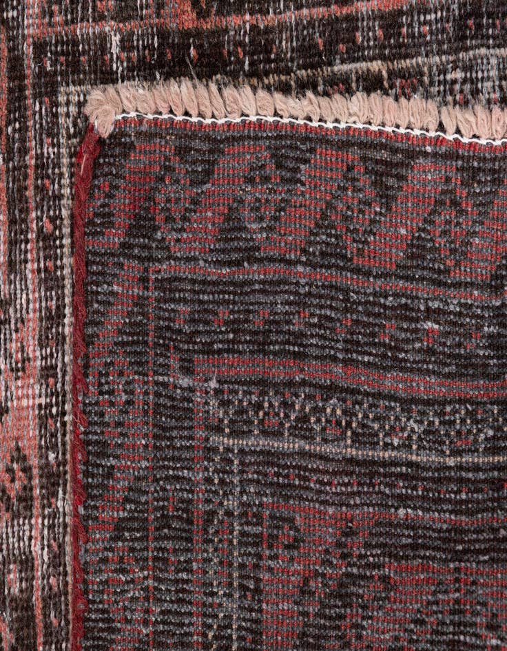 Detail image of 2' 7 x 6' 9  Hand Knotted Ultra Vintage Persian Wool Runner Rug