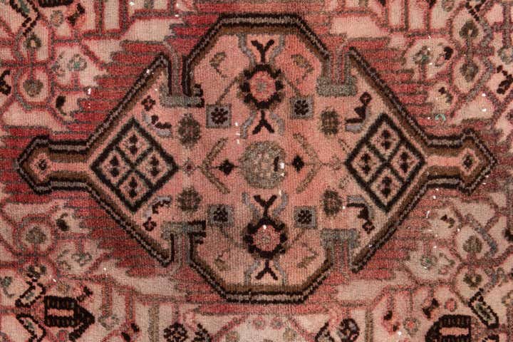 2' 8 x 8' 8 Hand Knotted Ultra Vintage Persian Wool Runner Rug