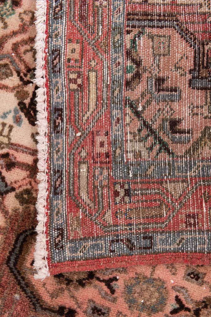 2' 8 x 8' 8 Hand Knotted Ultra Vintage Persian Wool Runner Rug