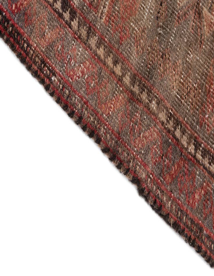 Detail image of 2' 3 x 5'  Hand Knotted Ultra Vintage Persian Wool Runner Rug