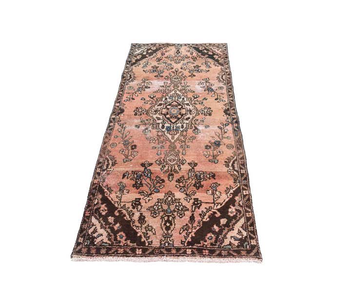 2' 8 x 6' 1 Hand Knotted Ultra Vintage Persian Wool Runner Rug