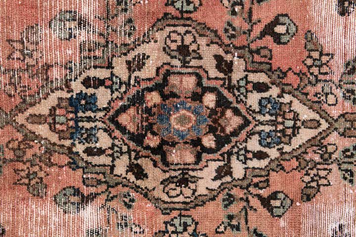 2' 8 x 6' 1 Hand Knotted Ultra Vintage Persian Wool Runner Rug