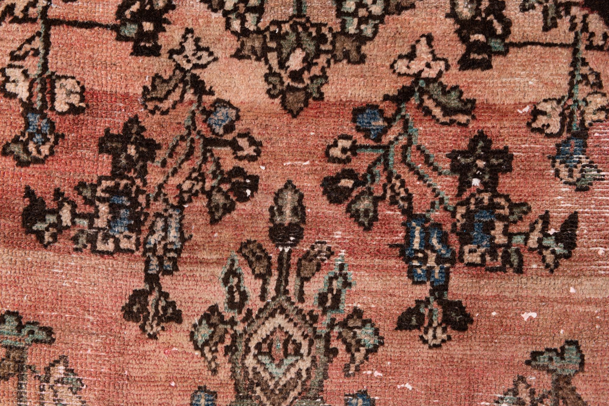 2' 8 x 6' 1 Hand Knotted Ultra Vintage Persian Wool Runner Rug
