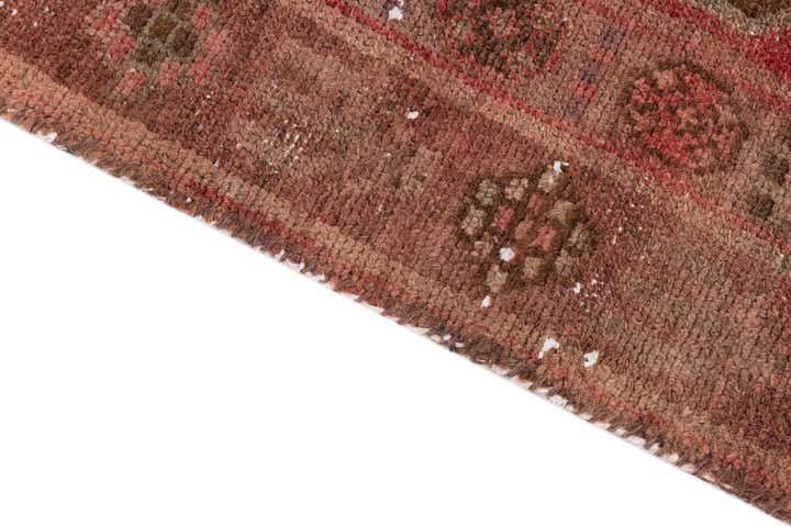 4' x 8' 2 Hand Knotted Ultra Vintage Persian Wool Runner Rug