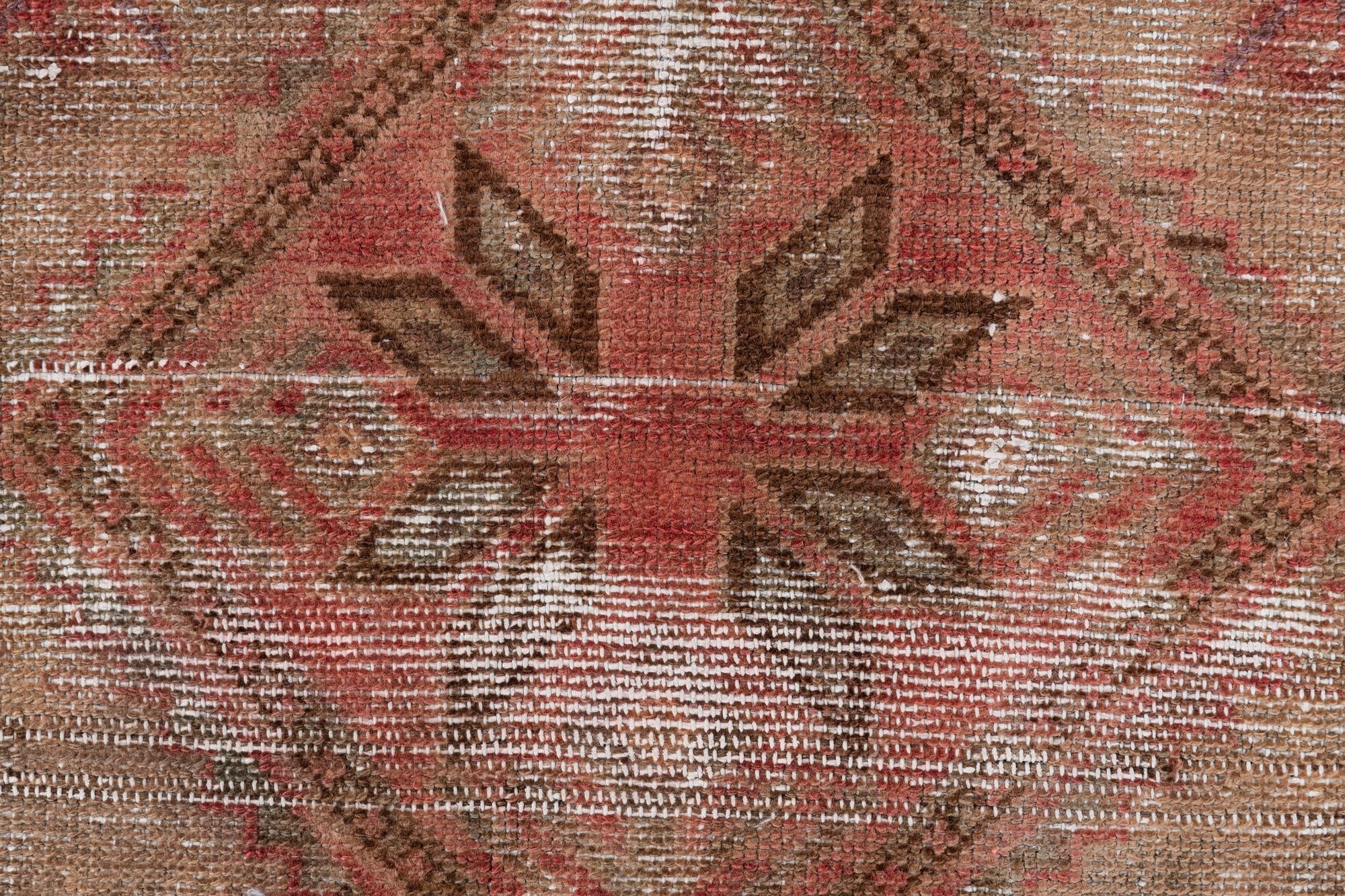 4' x 8' 2 Hand Knotted Ultra Vintage Persian Wool Runner Rug