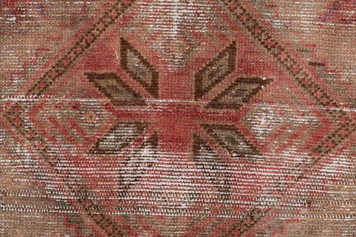 4' x 8' 2 Hand Knotted Ultra Vintage Persian Wool Runner Rug