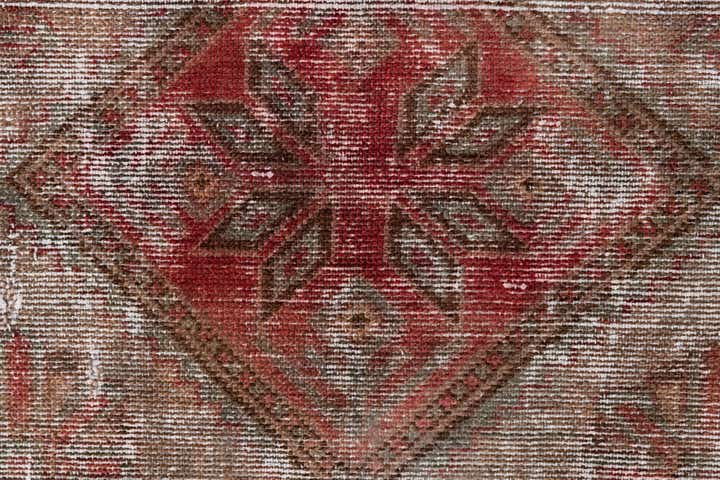 4' x 8' 2 Hand Knotted Ultra Vintage Persian Wool Runner Rug