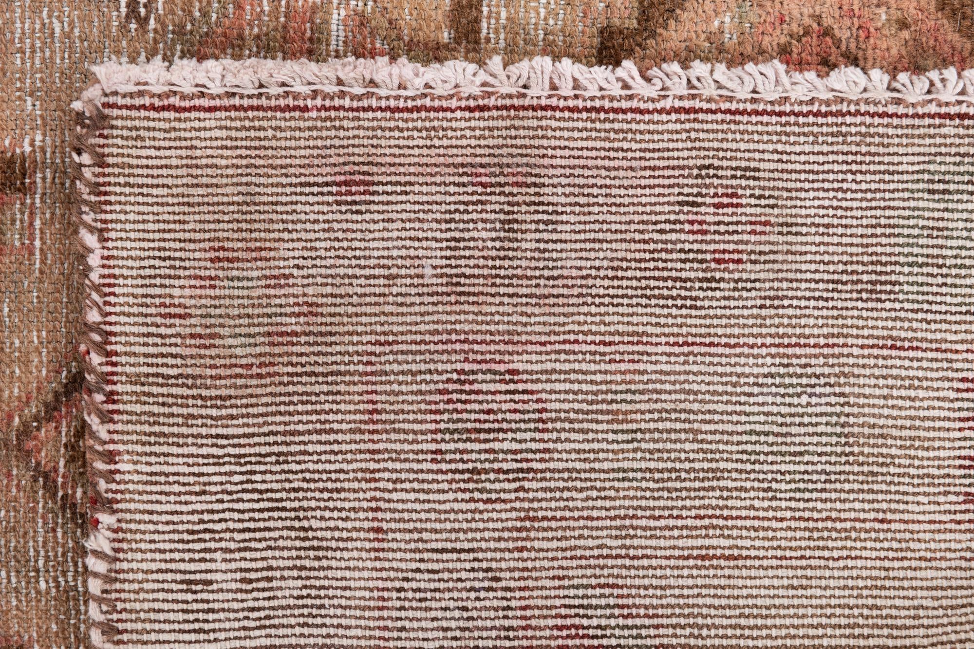 4' x 8' 2 Hand Knotted Ultra Vintage Persian Wool Runner Rug