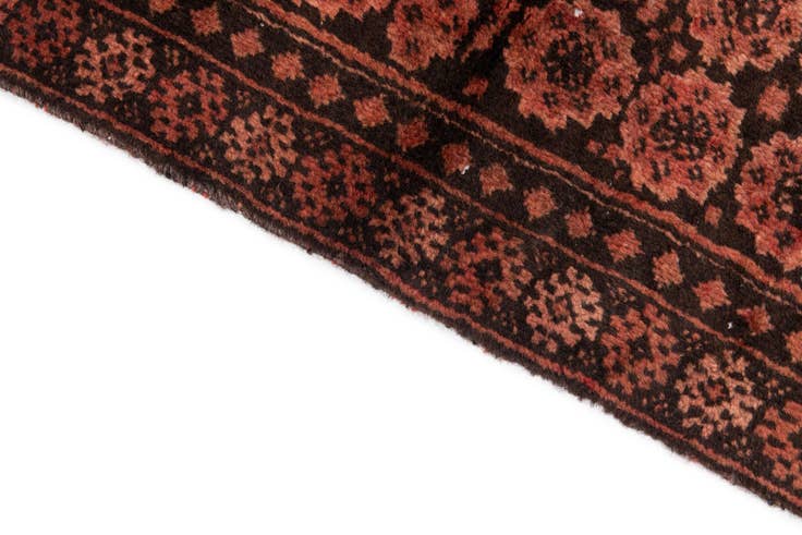 Detail image of 2' 4 x 6' 2 Hand Knotted Ultra Vintage Persian Wool Runner Rug