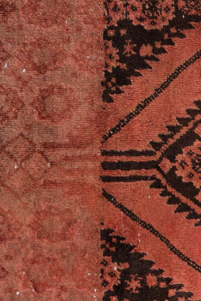2' 4 x 6' 2 Hand Knotted Ultra Vintage Persian Wool Runner Rug