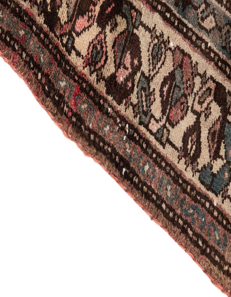 Detail image of 3' 3 x 8' 10  Hand Knotted Ultra Vintage Persian Wool Runner Rug