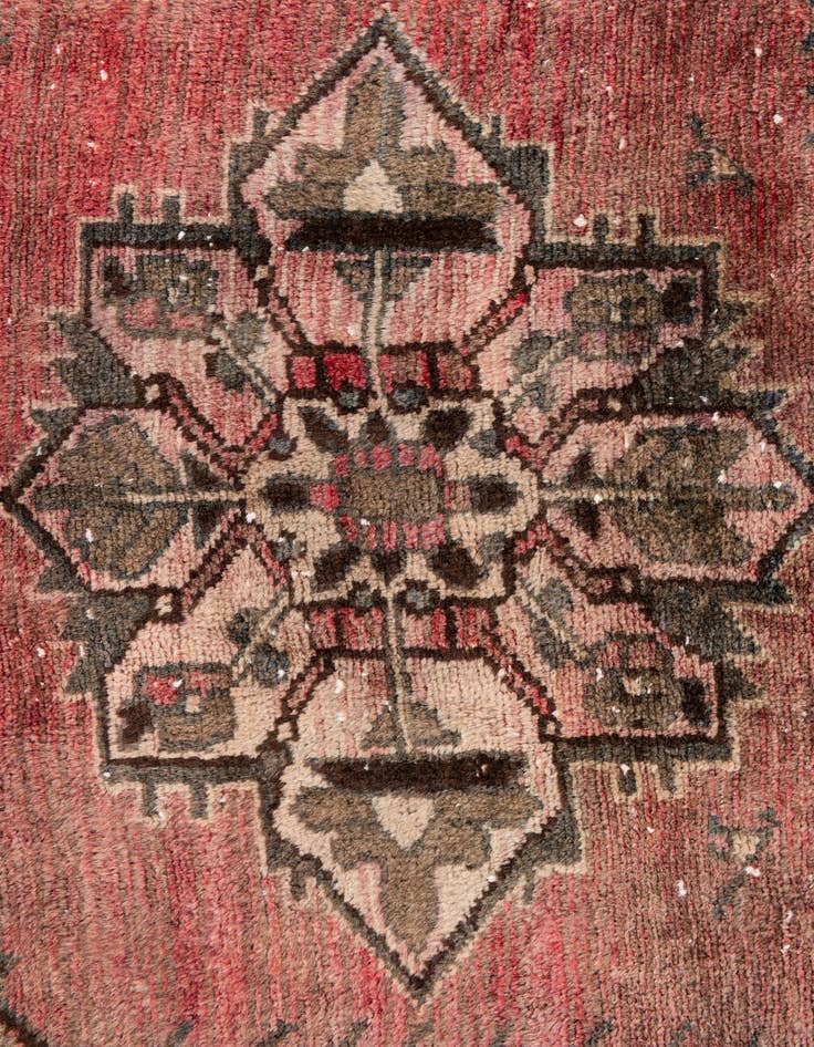 Detail image of 3' 3 x 8' 10  Hand Knotted Ultra Vintage Persian Wool Runner Rug