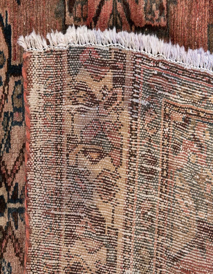 Detail image of 3' 3 x 8' 10  Hand Knotted Ultra Vintage Persian Wool Runner Rug