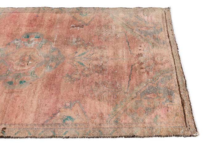 3' 5 x 6' 7 Hand Knotted Ultra Vintage Persian Wool Runner Rug