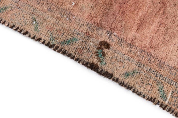 Detail image of 3' 5 x 6' 7 Hand Knotted Ultra Vintage Persian Wool Runner Rug