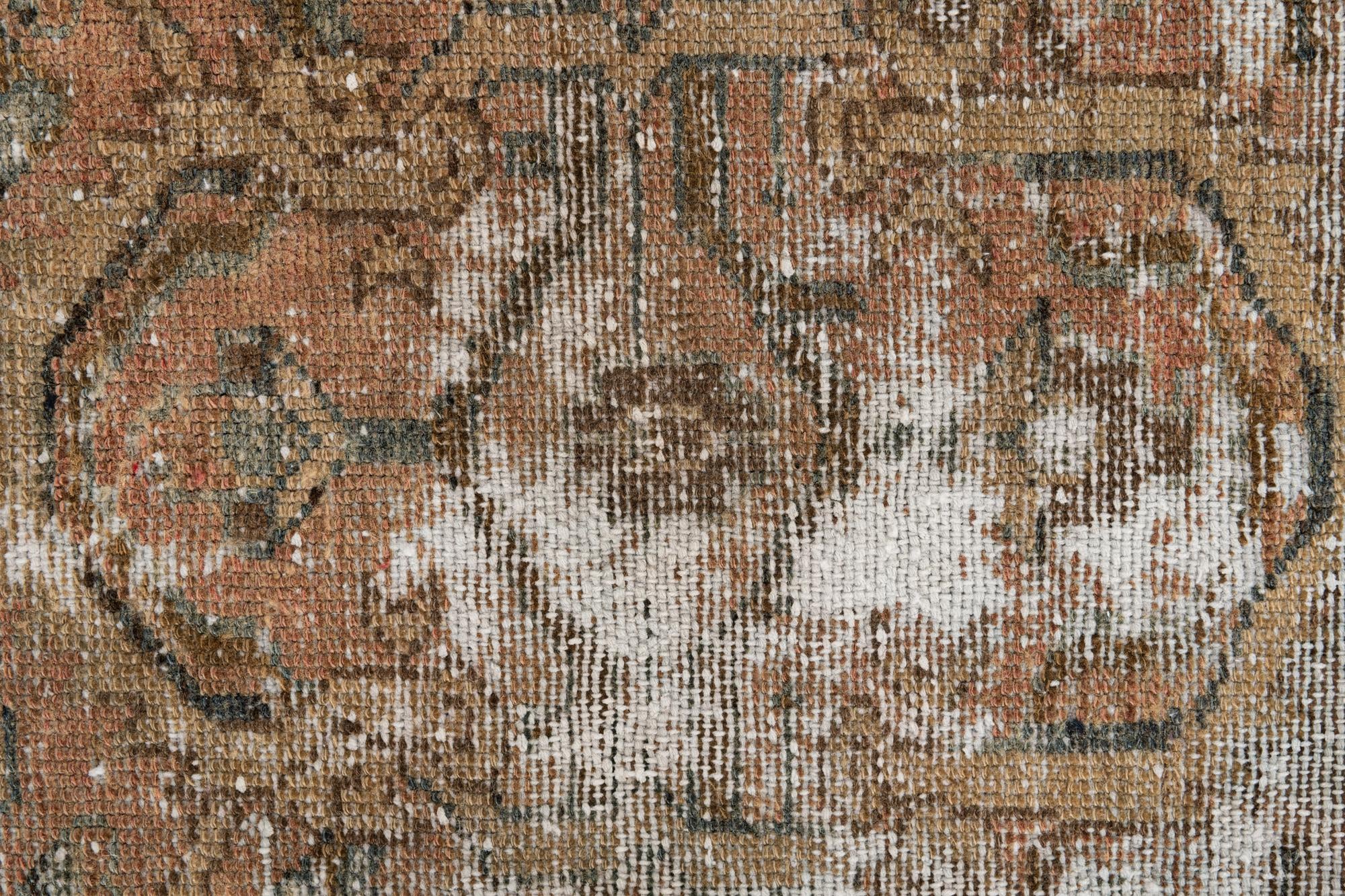 3' 3 x 6' 6 Hand Knotted Ultra Vintage Persian Wool Runner Rug