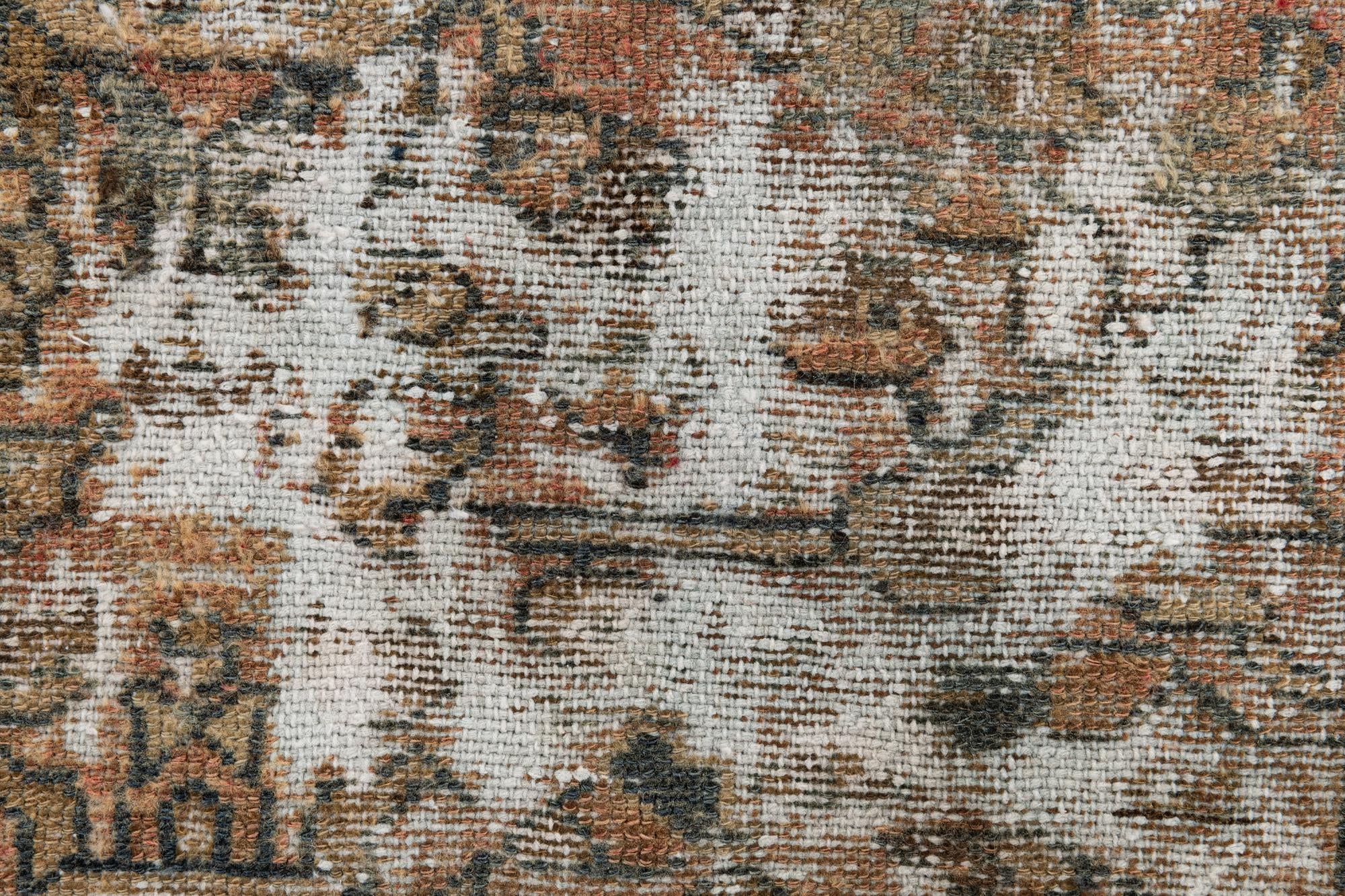 3' 3 x 6' 6 Hand Knotted Ultra Vintage Persian Wool Runner Rug