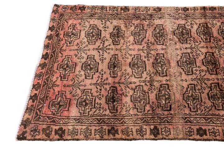 2' 9 x 6' 2 Hand Knotted Ultra Vintage Persian Wool Runner Rug