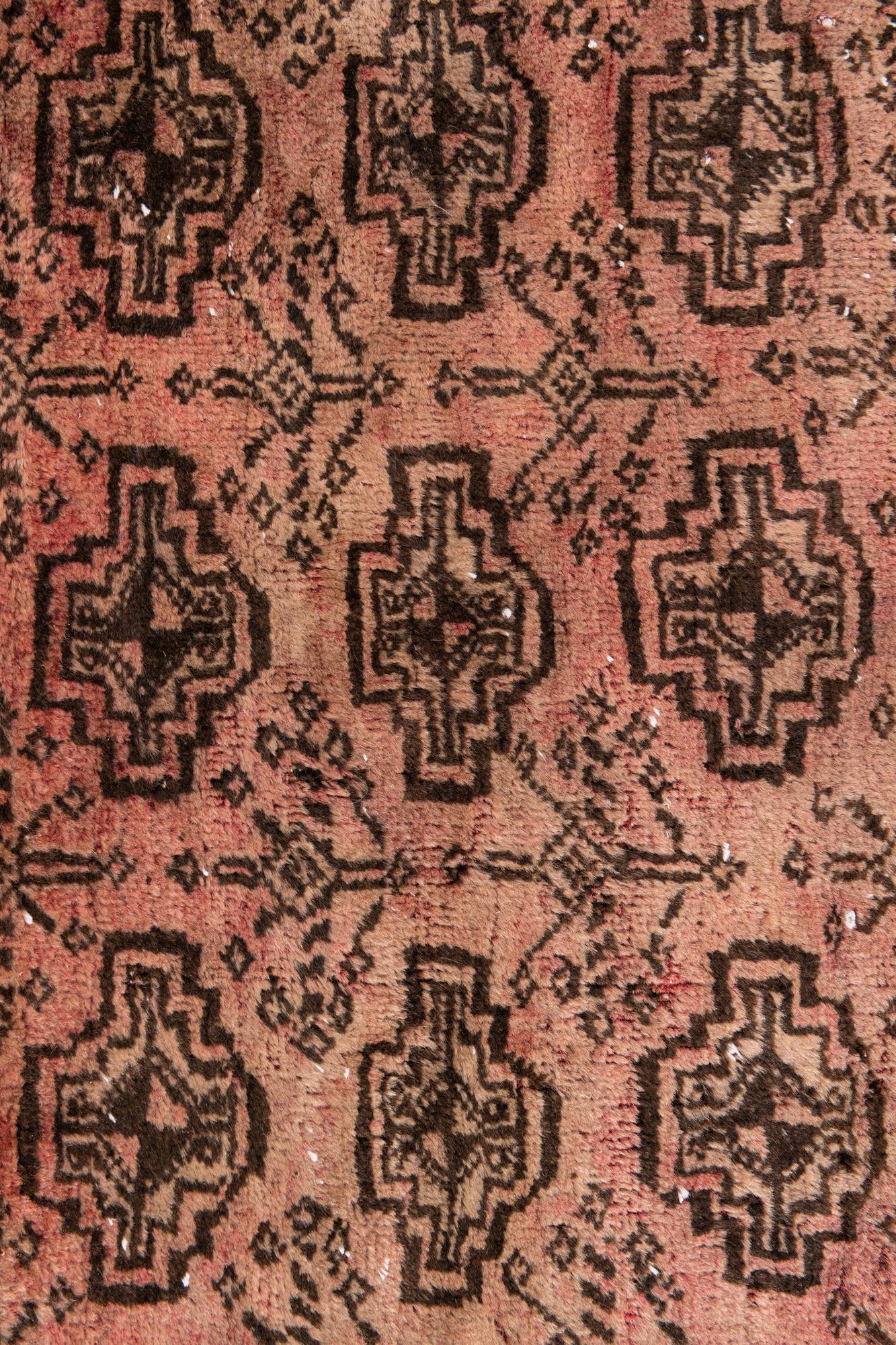 2' 9 x 6' 2 Hand Knotted Ultra Vintage Persian Wool Runner Rug