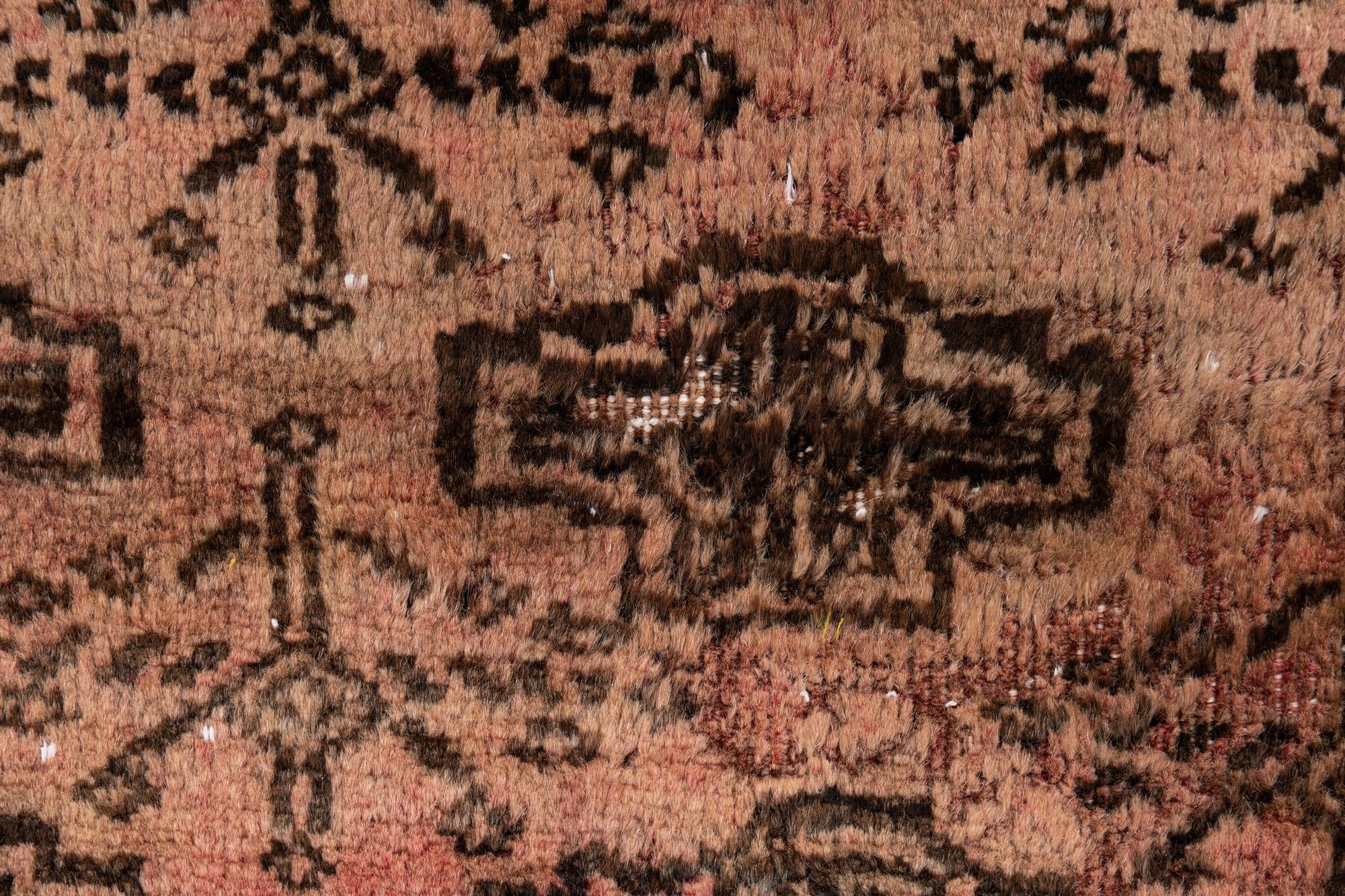 2' 9 x 6' 2 Hand Knotted Ultra Vintage Persian Wool Runner Rug