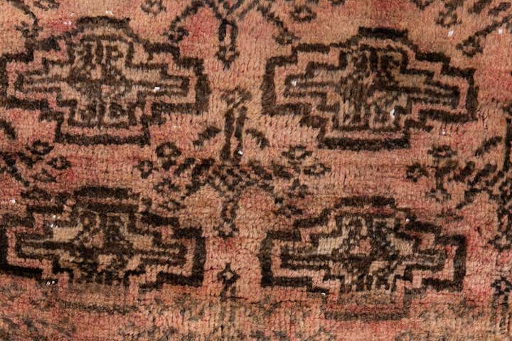 2' 9 x 6' 2 Hand Knotted Ultra Vintage Persian Wool Runner Rug