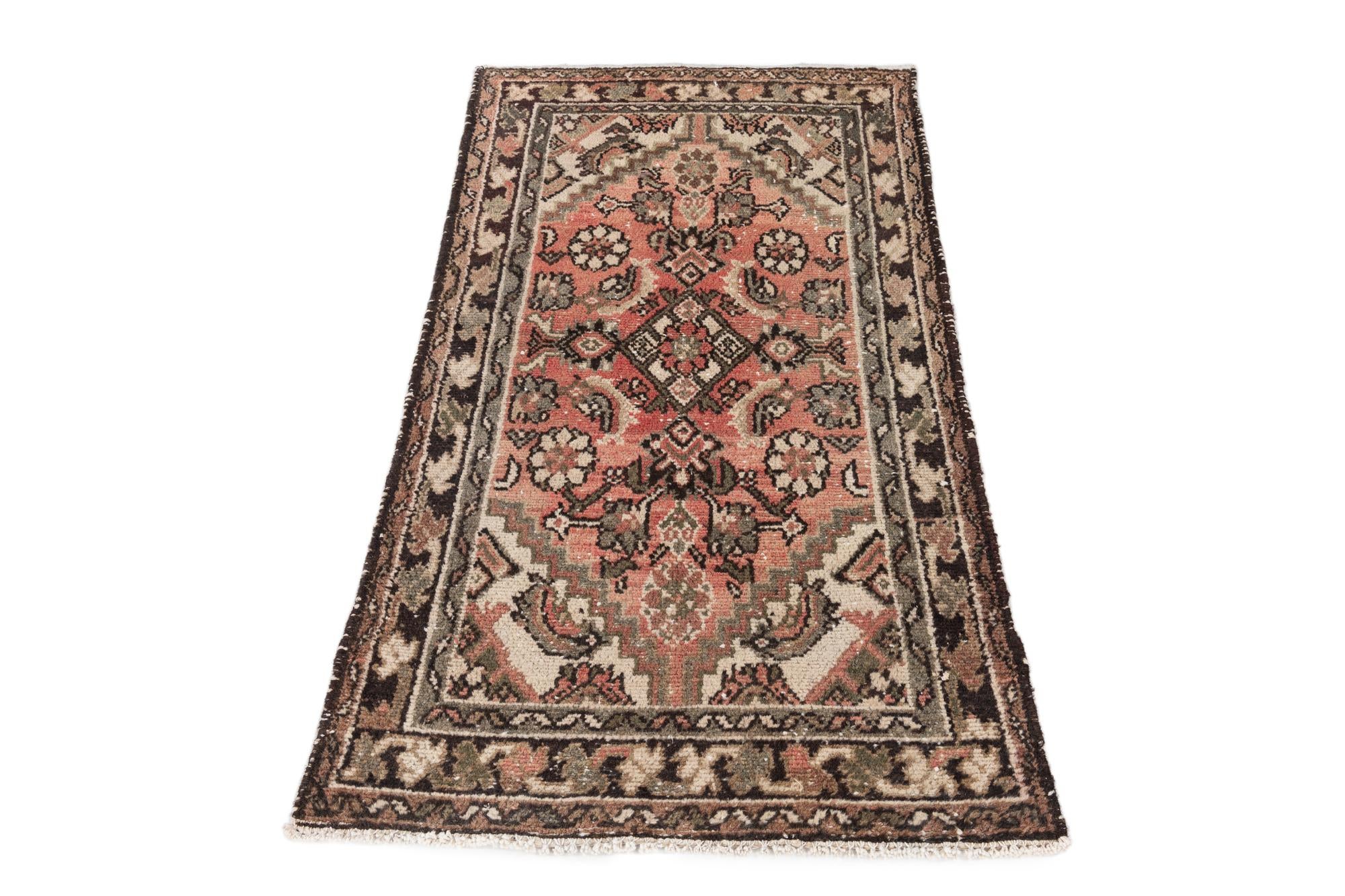 2' 6 x 4' 10 Hand Knotted Ultra Vintage Persian Wool Runner Rug