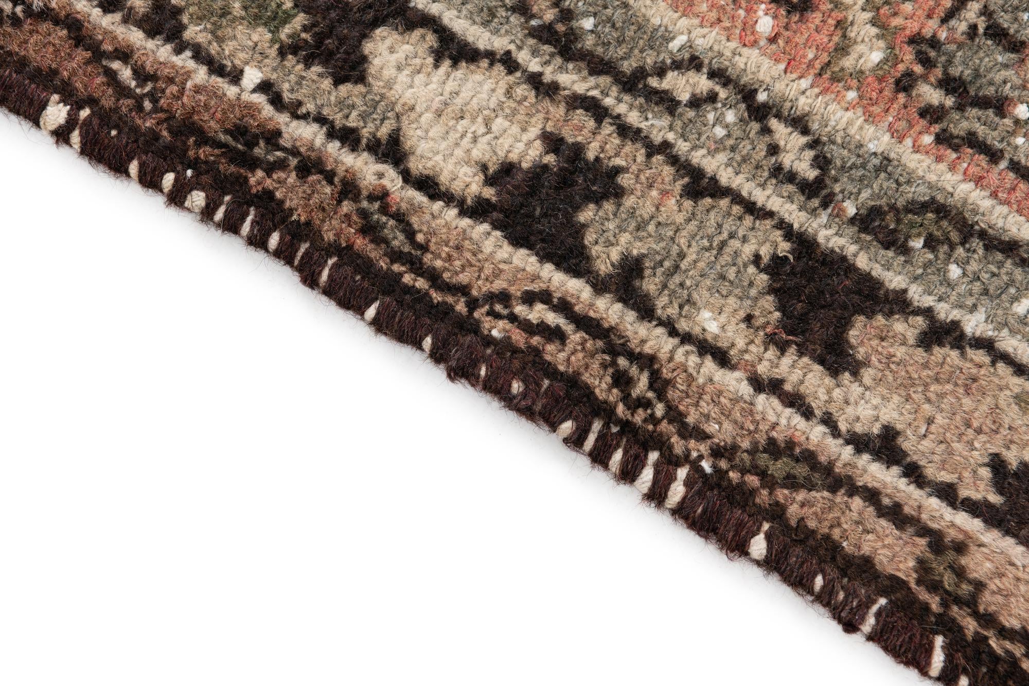 2' 6 x 4' 10 Hand Knotted Ultra Vintage Persian Wool Runner Rug