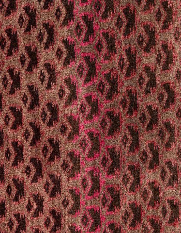 Detail image of 2' 1 x 4'  Hand Knotted Ultra Vintage Persian Wool Runner Rug