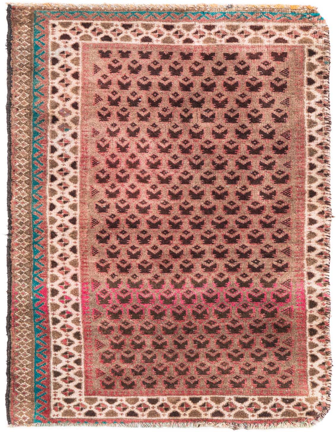 Primary image 2' 1 x 4'  Hand Knotted Ultra Vintage Persian Wool Runner Rug