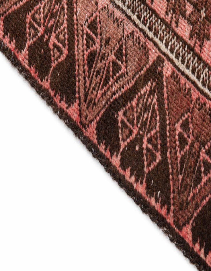 Detail image of  2' 8 x 6'  Hand Knotted Ultra Vintage Persian Wool Runner Rug