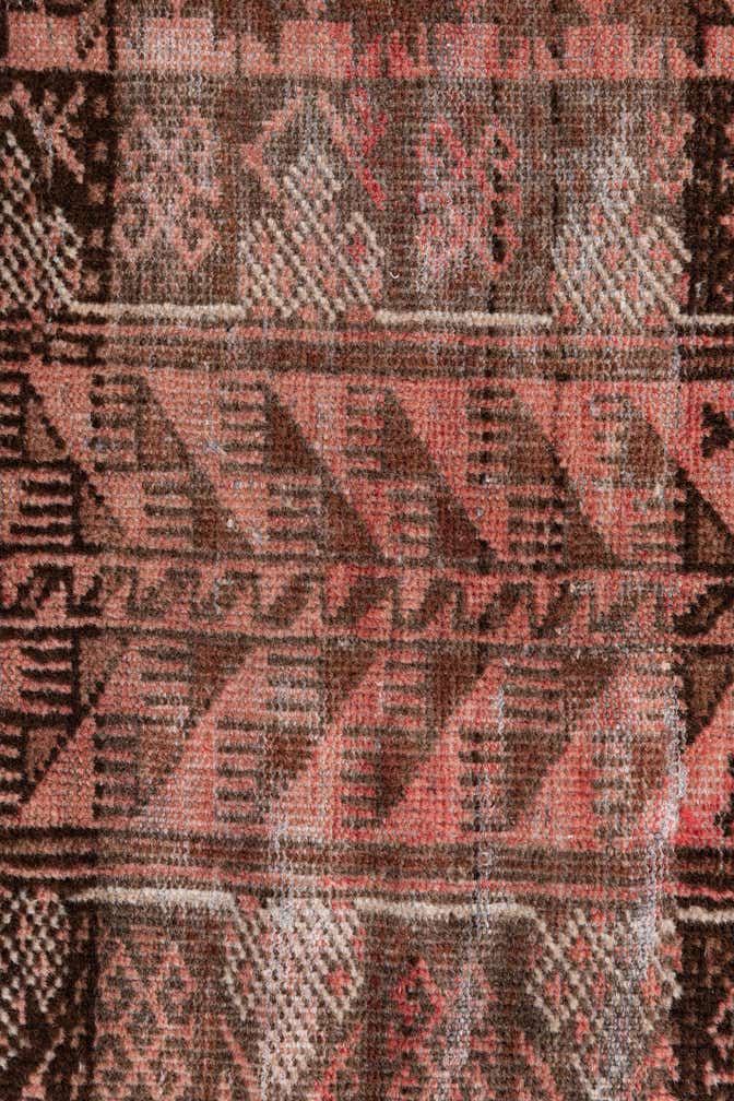 2' 8 x 6' Hand Knotted Ultra Vintage Persian Wool Runner Rug