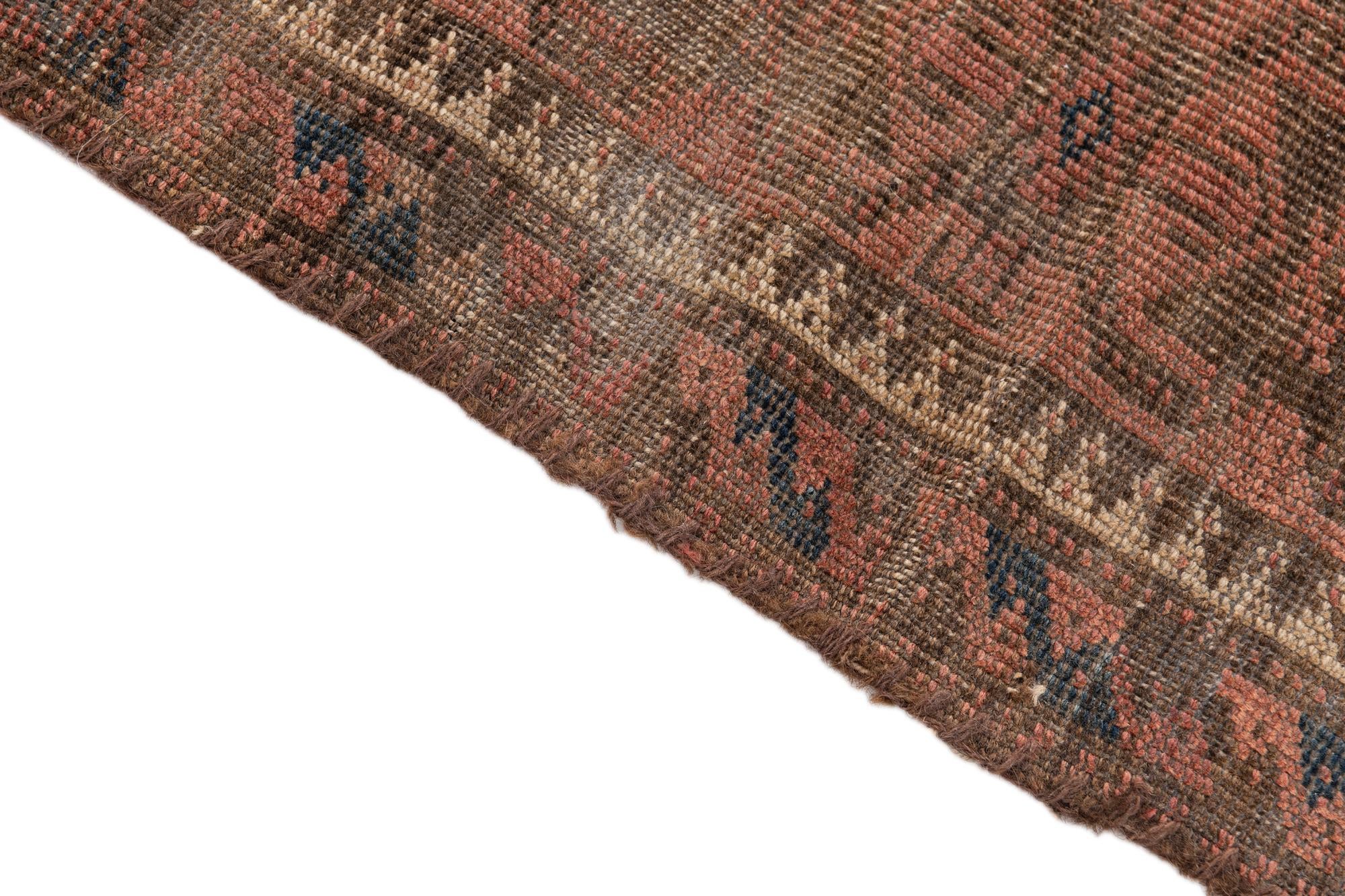 2' 8 x 5' Hand Knotted Ultra Vintage Persian Wool Runner Rug