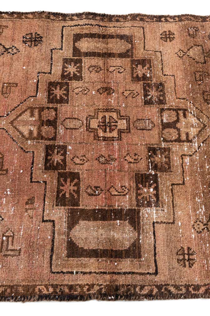 80cm x 170cm Hand Knotted Ultra Vintage Persian Wool Runner Rug