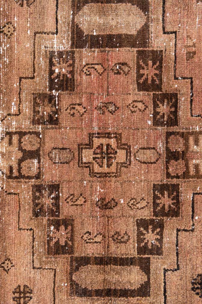 80cm x 170cm Hand Knotted Ultra Vintage Persian Wool Runner Rug