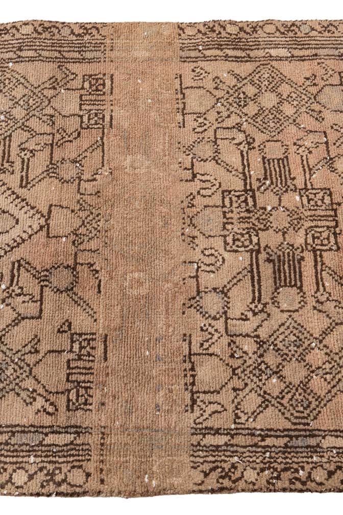 2' 10 x 6' 1 Hand Knotted Ultra Vintage Persian Wool Runner Rug