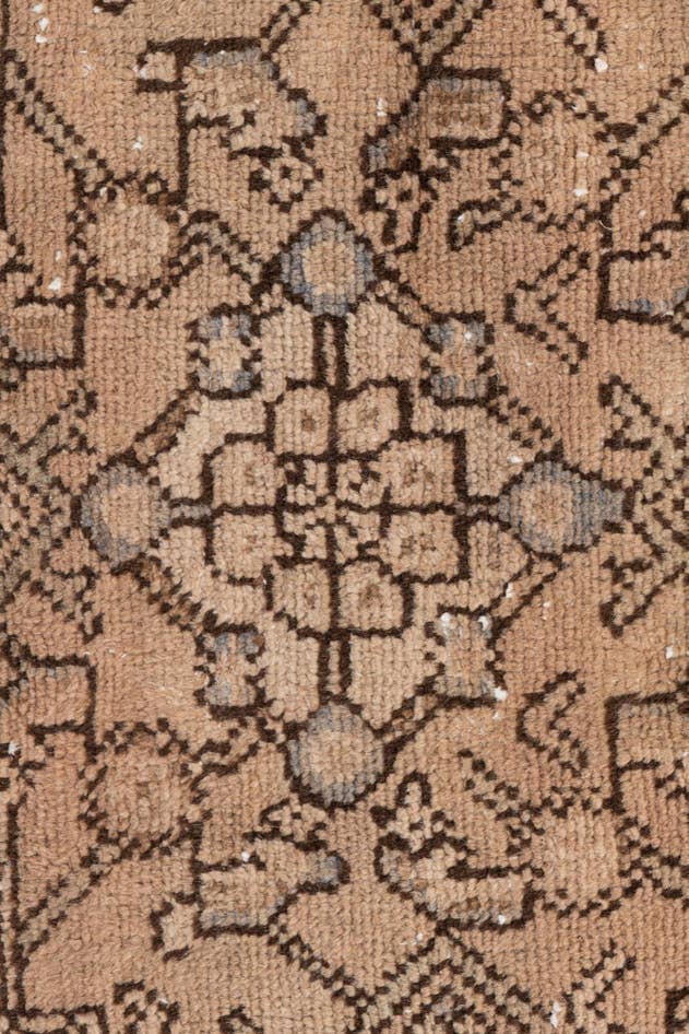 Detail image of 2' 10 x 6' 1 Hand Knotted Ultra Vintage Persian Wool Runner Rug