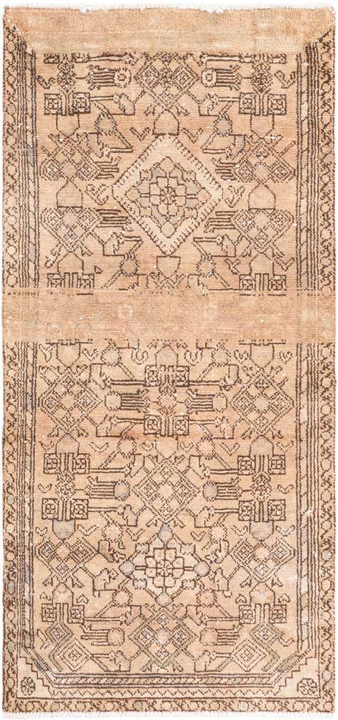 2' 10 x 6' 1 Hand Knotted Ultra Vintage Persian Wool Runner Rug