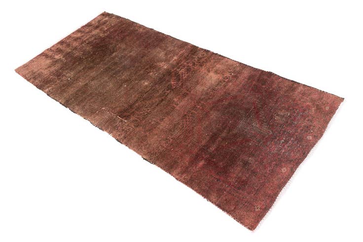 Detail image of 2' 5 x 5' 6 Hand Woven Ultra Vintage Wool Runner Rug
