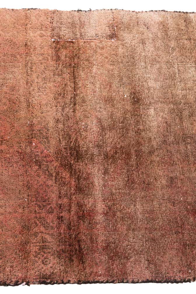 2' 5 x 5' 6 Hand Woven Ultra Vintage Wool Runner Rug