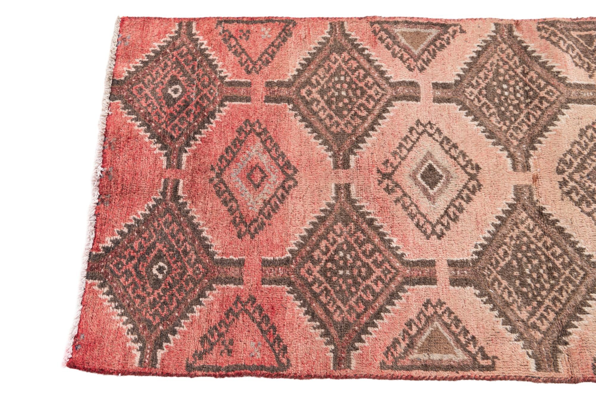 2' 2 x 4' 6 Hand Knotted Ultra Vintage Persian Wool Runner Rug