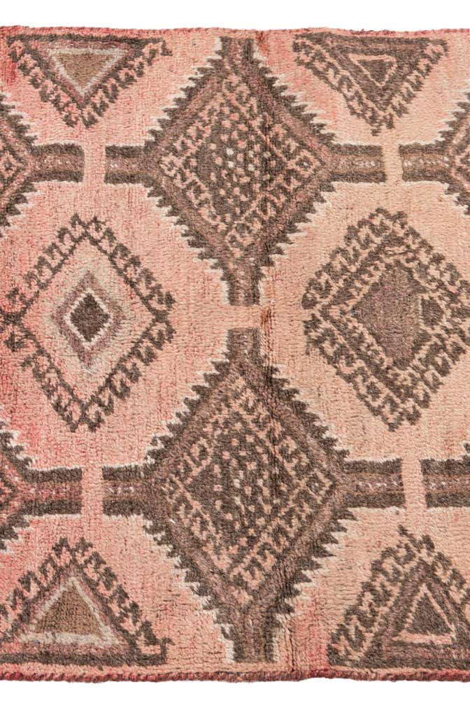 2' 2 x 4' 6 Hand Knotted Ultra Vintage Persian Wool Runner Rug